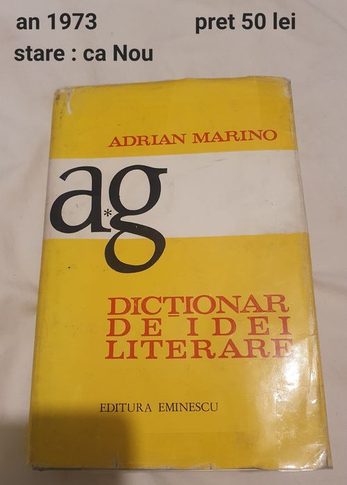 Dictionar de idei literare