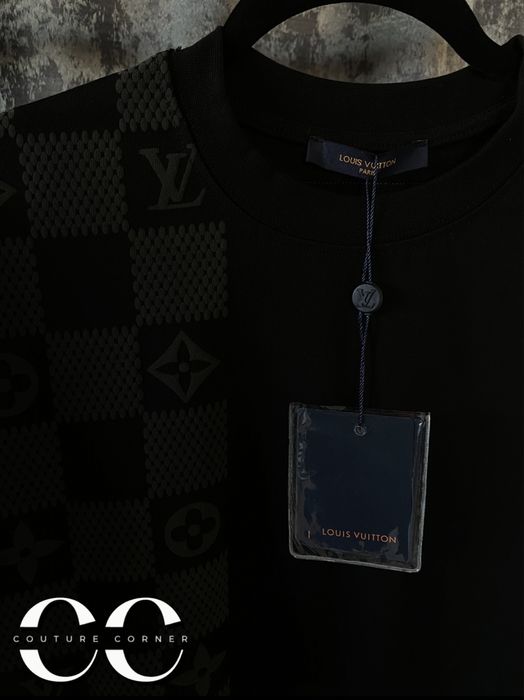 Tricou Louis Vuitton Logo Print • Calitate TOP • Cod QR