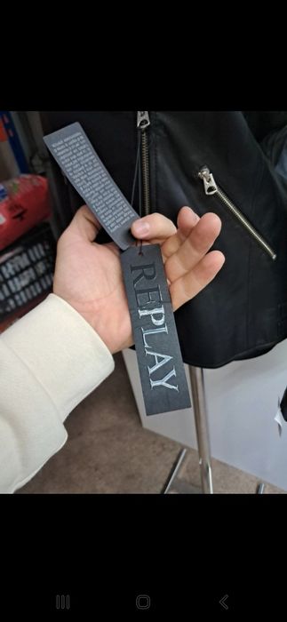 Geaca piele Replay XL