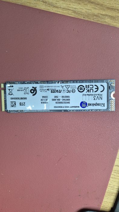 Ssd M2 nwme Kingston gen 4