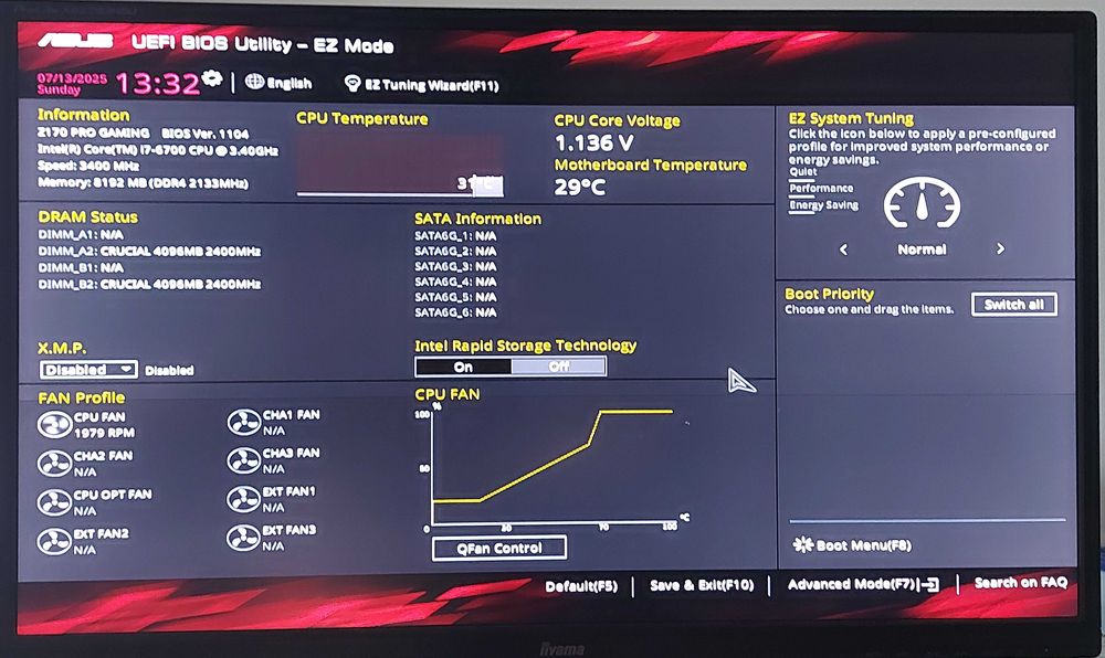 OFERTA KIT I7 6700 3.40GHz  + ASUS Z170 Pro Gaming + Cooler