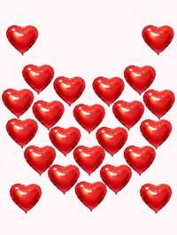 2 seturi (Set 20 baloane inimi roșii)