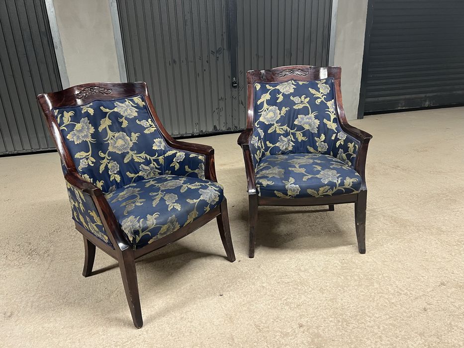 Ретро фотьойл от истиско дърво