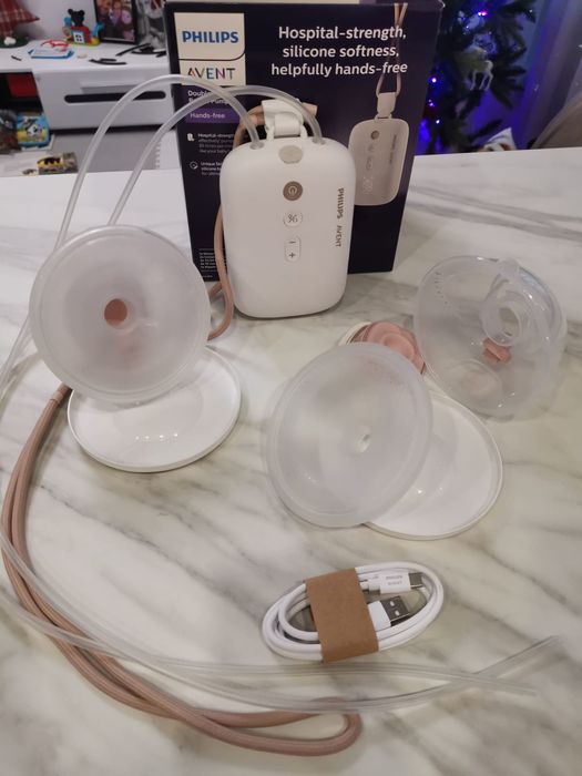 Pompa de san electrica dubla PHILIPS AVENT SCF532/11, 200ml,