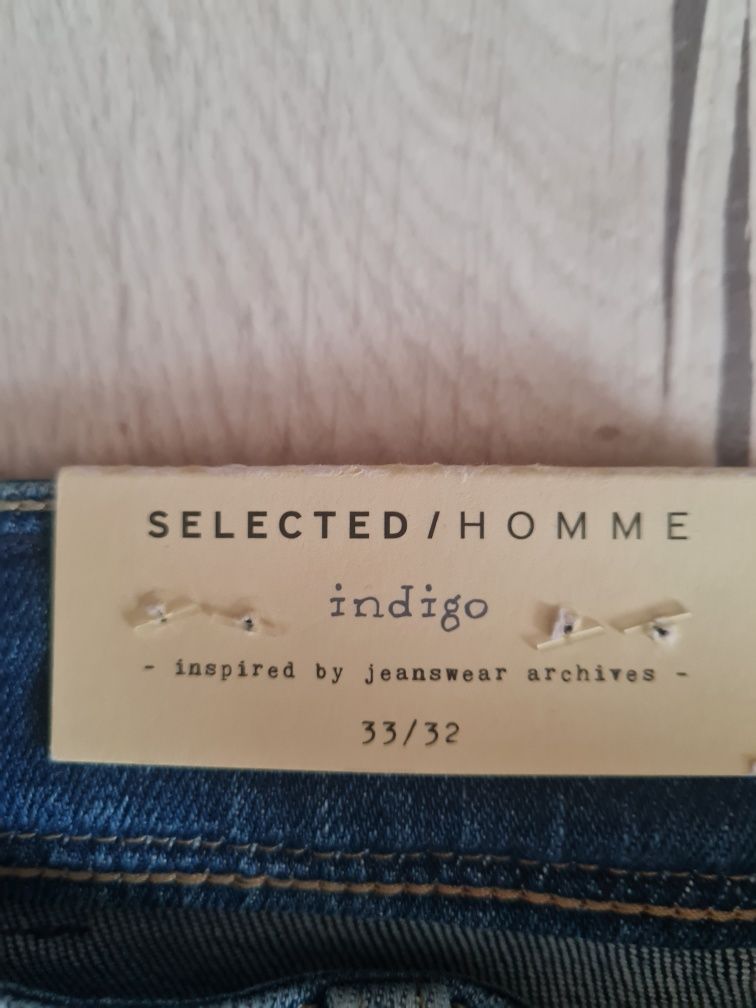 Дънки Selected homme indigo