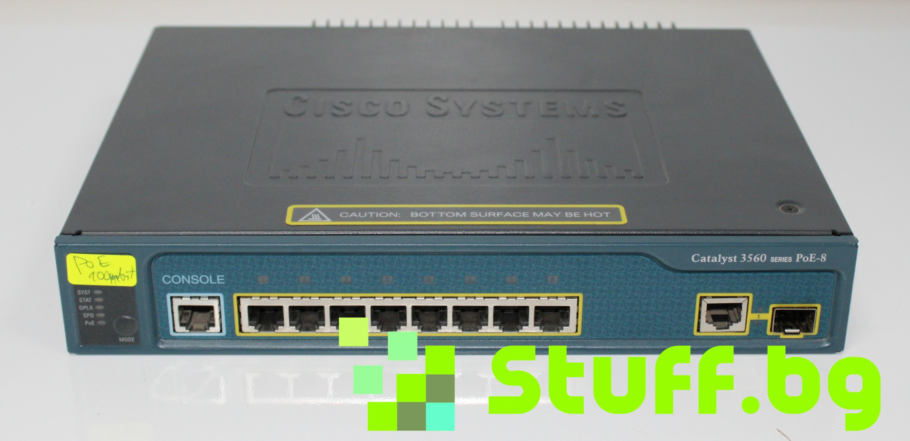 Switch CISCO Catalyst WS-C3560-8PC-S  3560 PoE
