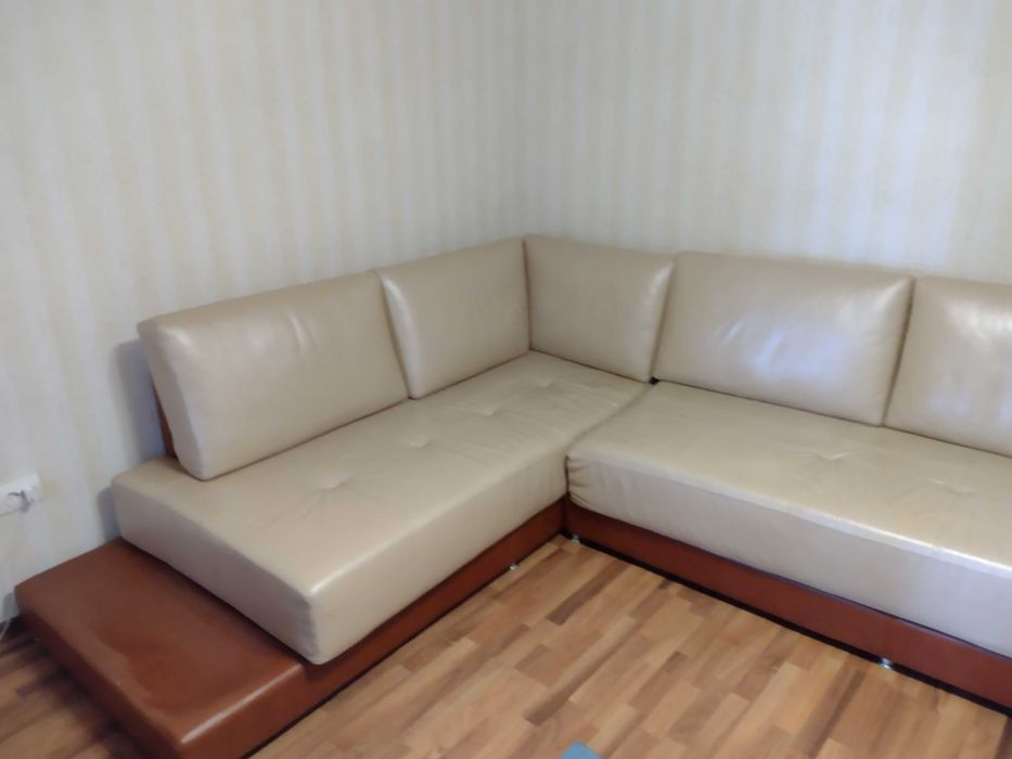 Coltar din piele crem -Alprom