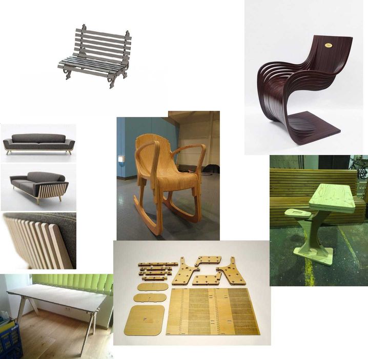 312 Modele Vectoriale: mobilier birou scaun masă, format vectorial DXF