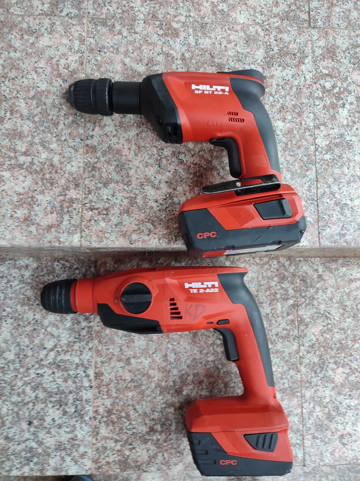 Hilti rotopercutor -bormasina pe acumulatori