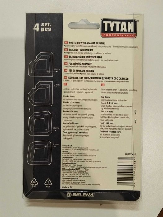 Комплект шпакли за силикон 4 броя TYTAN