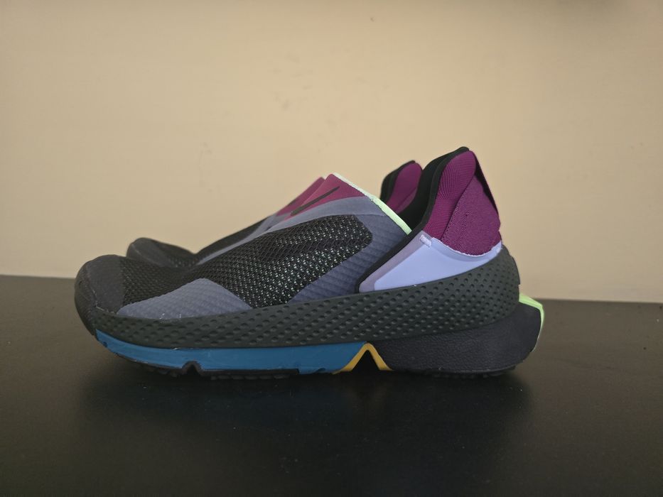 Mаратонки Nike GO FlyEase 'Black Lime Glow'