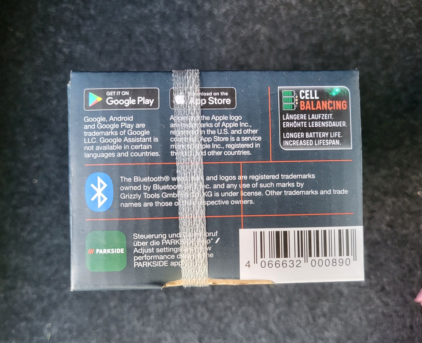 Parkside Performance Батерия X20V 4AH Smart Bluetooth НОВА
