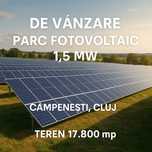 Parc fotovoltaic 1,5 MW – Câmpenești, Cluj/Teren inclus/READY TO BUILD