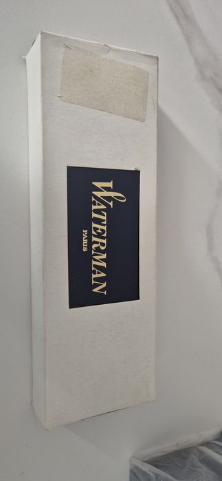 Stilou Waterman Elegance Black GT - penita aur 18K doua tonuri (NOS)