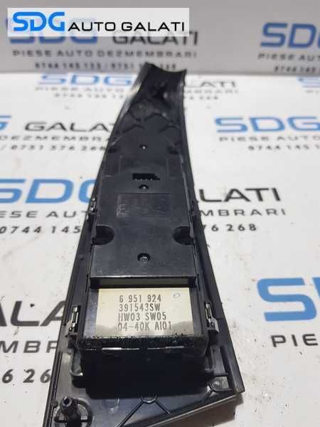 Panou Consola Buton Butoane Geamuri BMW Seria 5 E60 E61 2004 - 2007 Cod 6951924