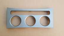 Ornament trim rama climatronic - alb "carbon look" VW Passat B6 3C CC
