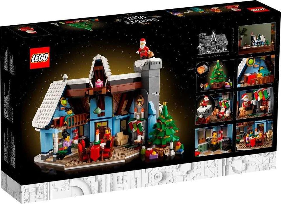 НОВО LEGO Creator Expert 10293 - Посещението на Дядо Коледа
