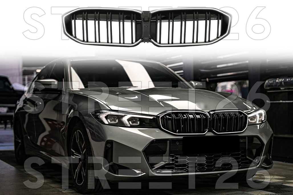 Grila Centrala LED DRL BMW Seria 3 G20 G21 LCI (2022+) M Iconic Design