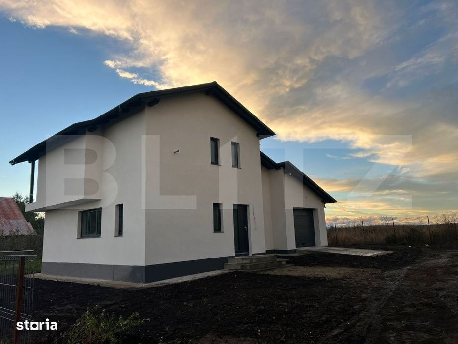 Casa Individuala, semifinisata, teren 500 mp, Liteni, Moara