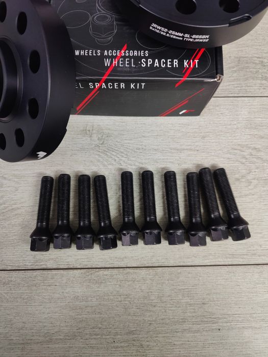 Distantieri 2.5cm/25mm Audi / Mercedes distantiere JR + prezoane lungi