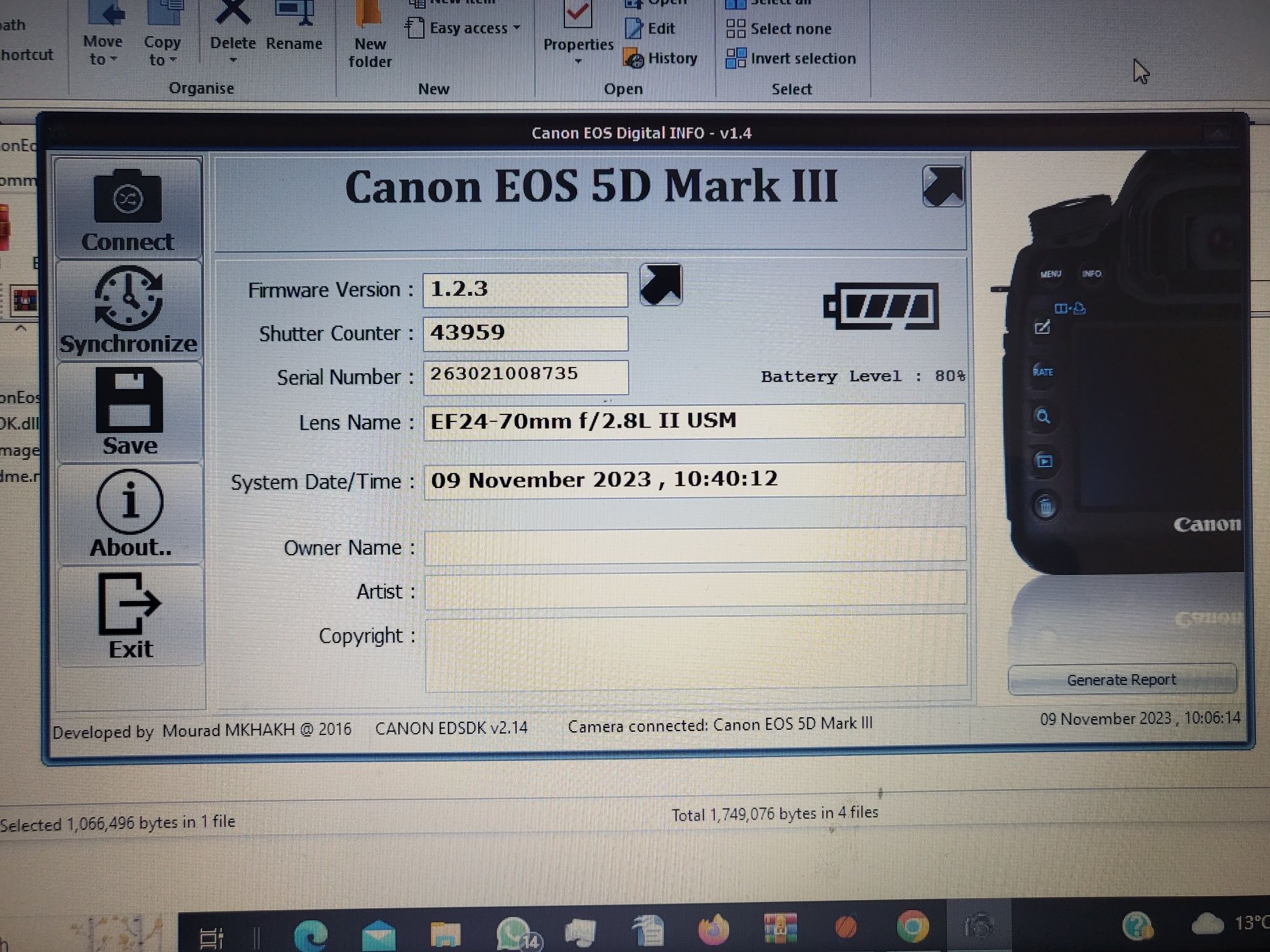 Canon 5D Mark III si accesorii