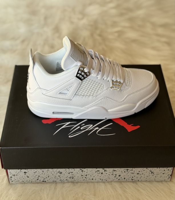 Air Jordan 4 Retro Pure Money White Full Box