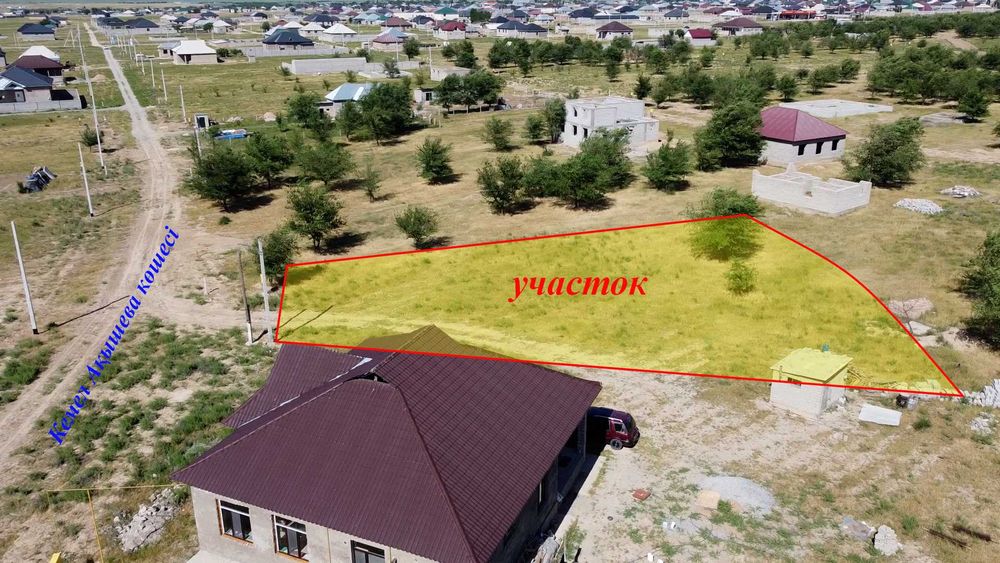 Участок сатылады мкр Қайнарбұлақ, Кемел Ақышев көшесі уч №240 - 10 сот