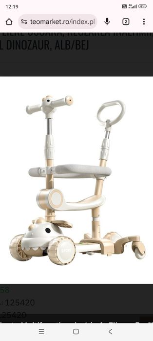 Vând 2 trotinete copii