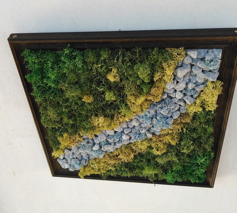 Картина пано със скандинавски мъх