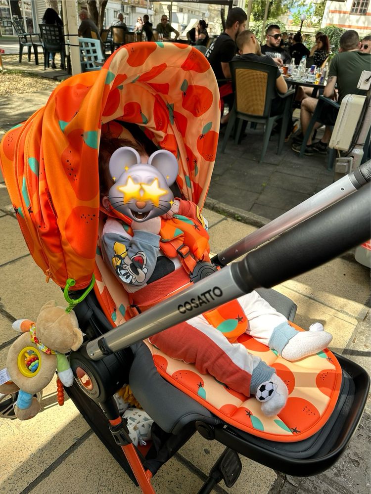 Бебешка количка Cosatto wowee so orangey