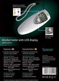 Alcool Tester SPACER, LED Breath