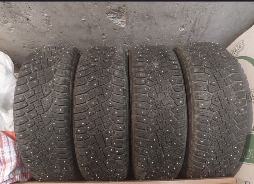 Продам 4 зимние шины KONTINENTAL 15R