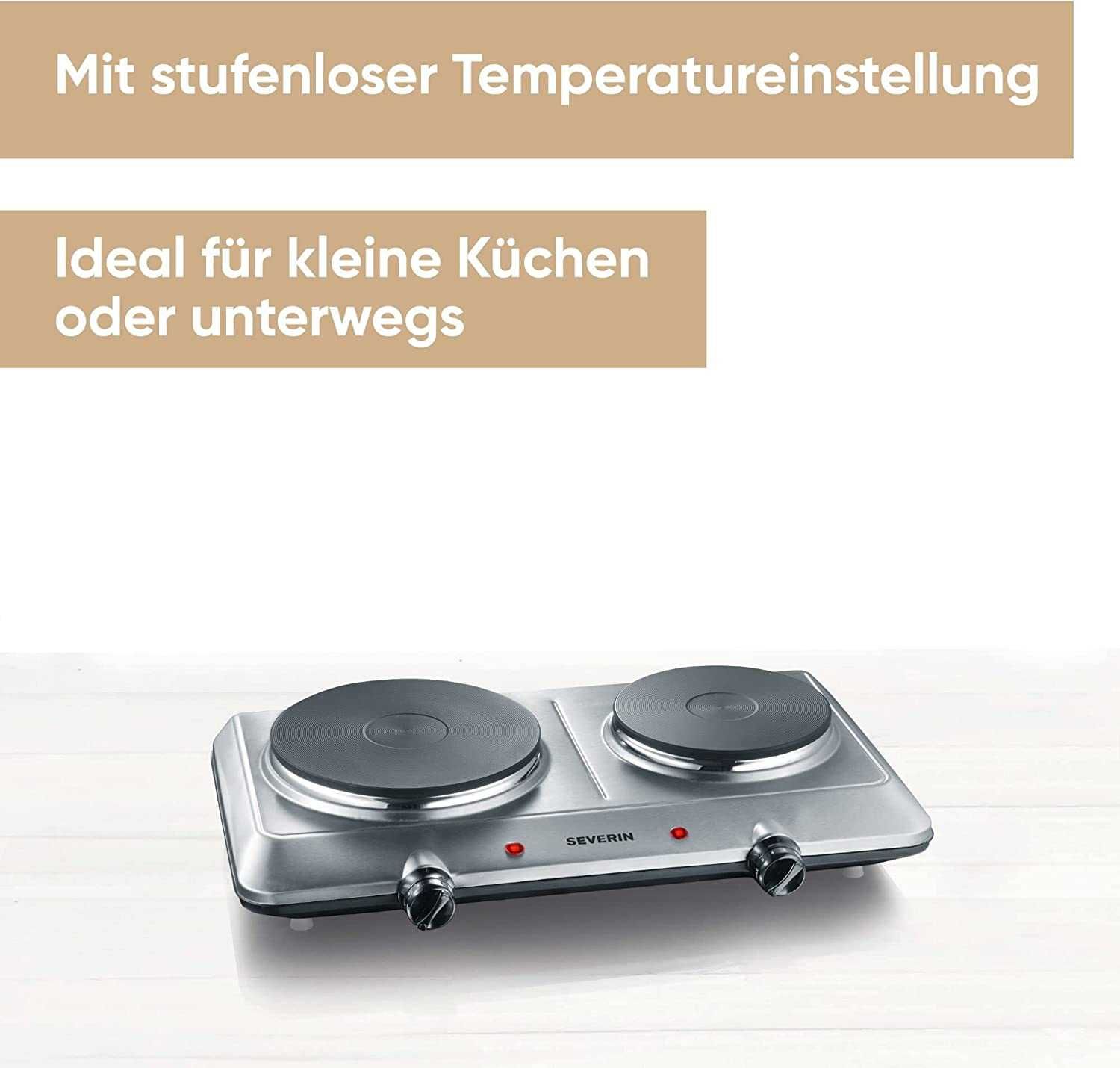 ПРОМО Нов Мощен Двоен Котлон Severin DK 1014, 2500 W с Гаранция