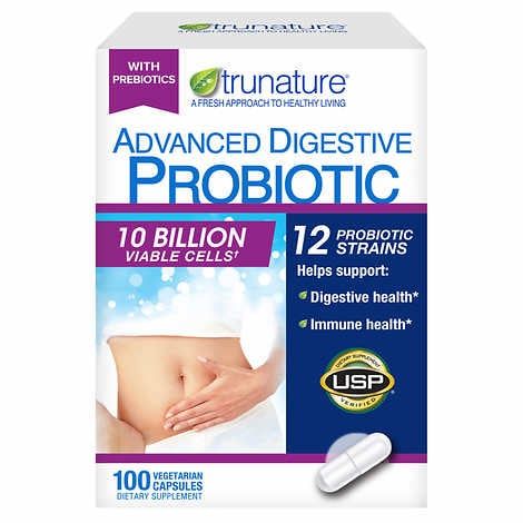 Пробиотик для пищеварительной системы, trunature, 100 капсул Америка
