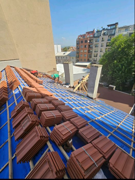 Ремонт на покриви,Хидроизолация,Тенекеджийски услуги,Навеси,Нови покри