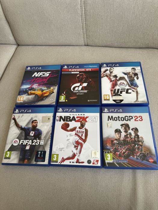 Игри за PS4(fifa23,NBA2K21,Motogp23)