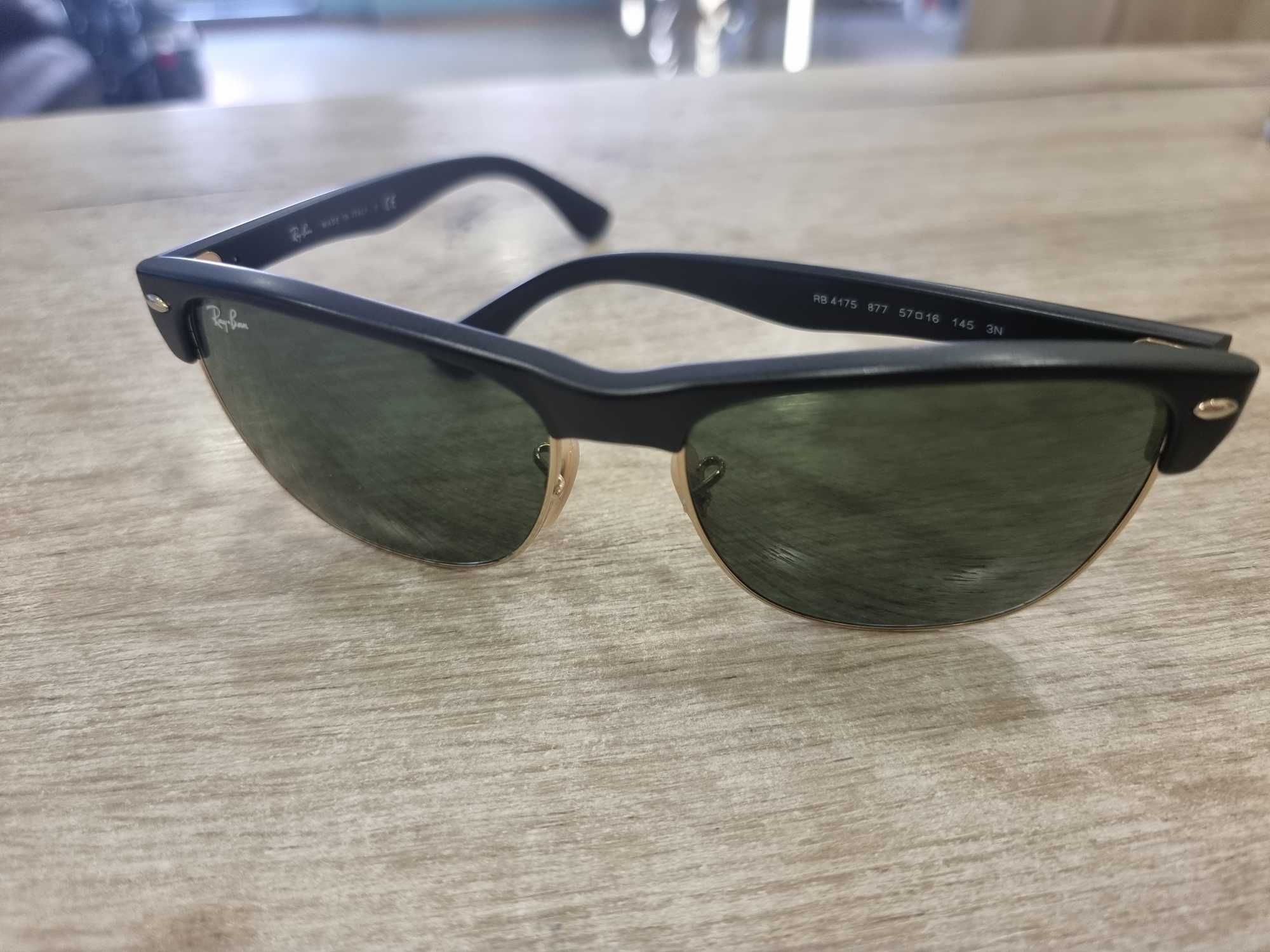 Скънчеви очила Ray-Ban Clubmaster / стъклени лещи