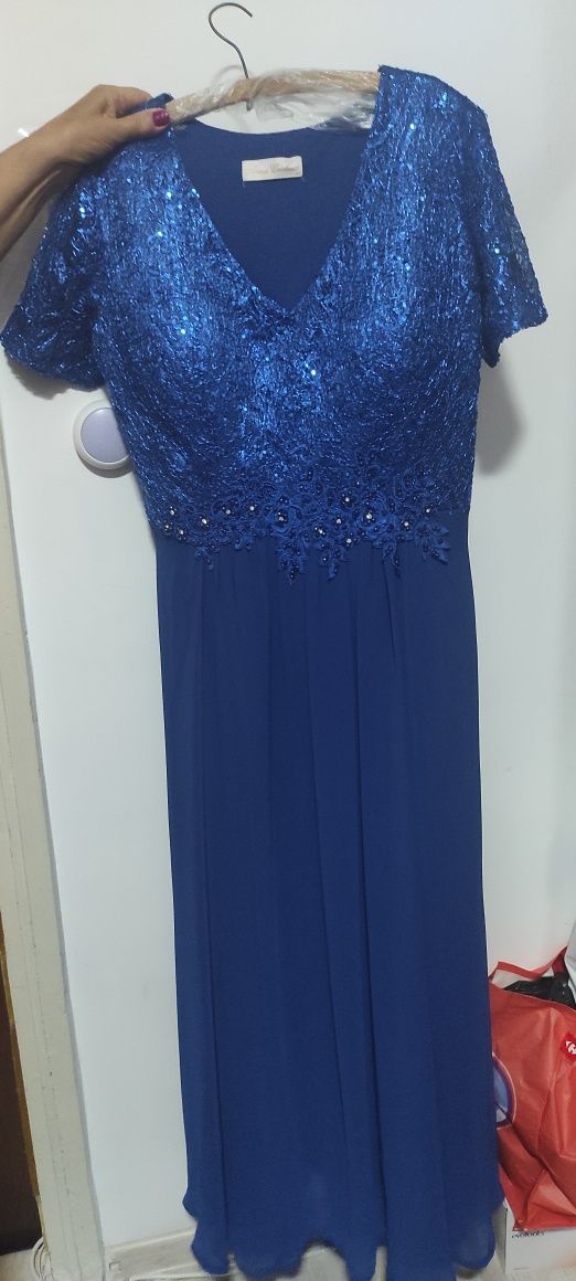 Rochie eleganta lunga, rochie soacră mărimea 46 / XL