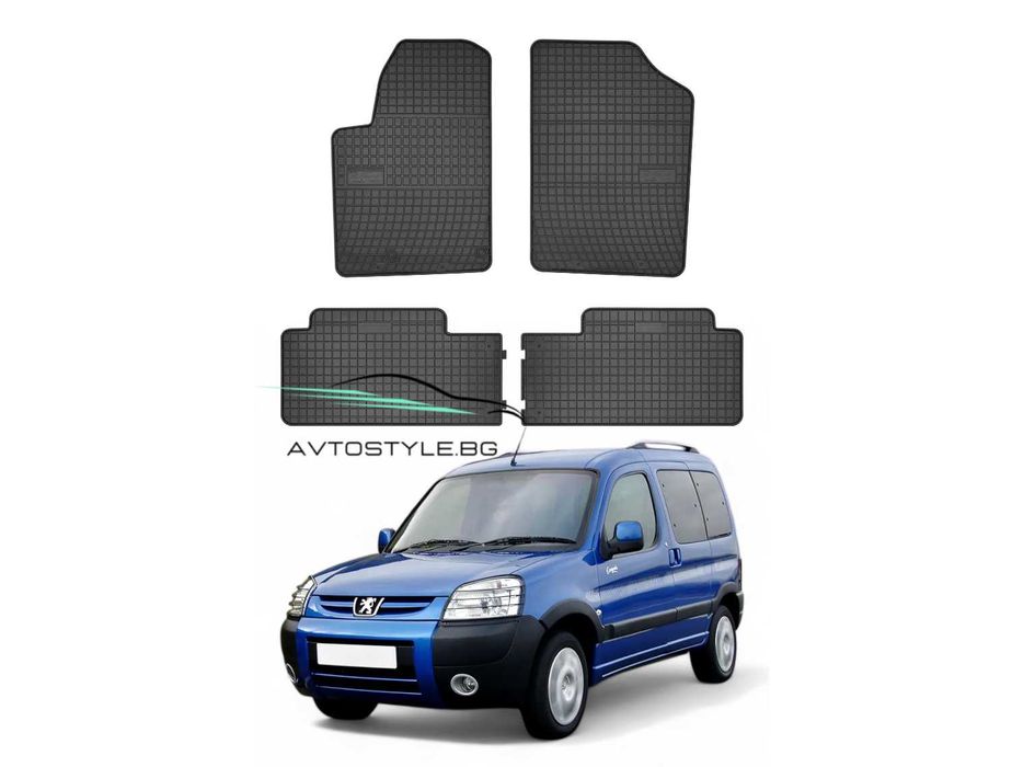 Гумени стелки за Peugeot Partner 1996-2008 г ., Frogum - El Toro