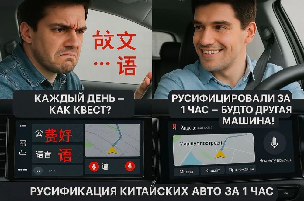 Changan, Geely, Hongqi и другие — всё на русском языке
