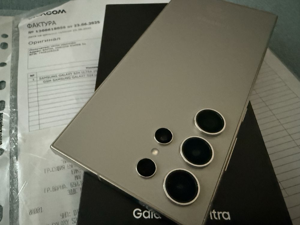 Samsung S24 Ultra 12/256  Titanium Grey 23 месеца гаранция