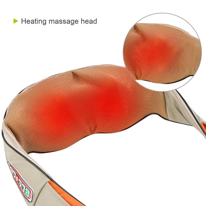 6Д Шиацу 6бутона рамо масажор за тяло гръб врат затопляне масаж пода