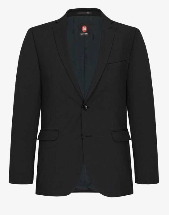 Sacou blazer slim 50 Lpremium Club Of Gents lana respirabila gri inchi