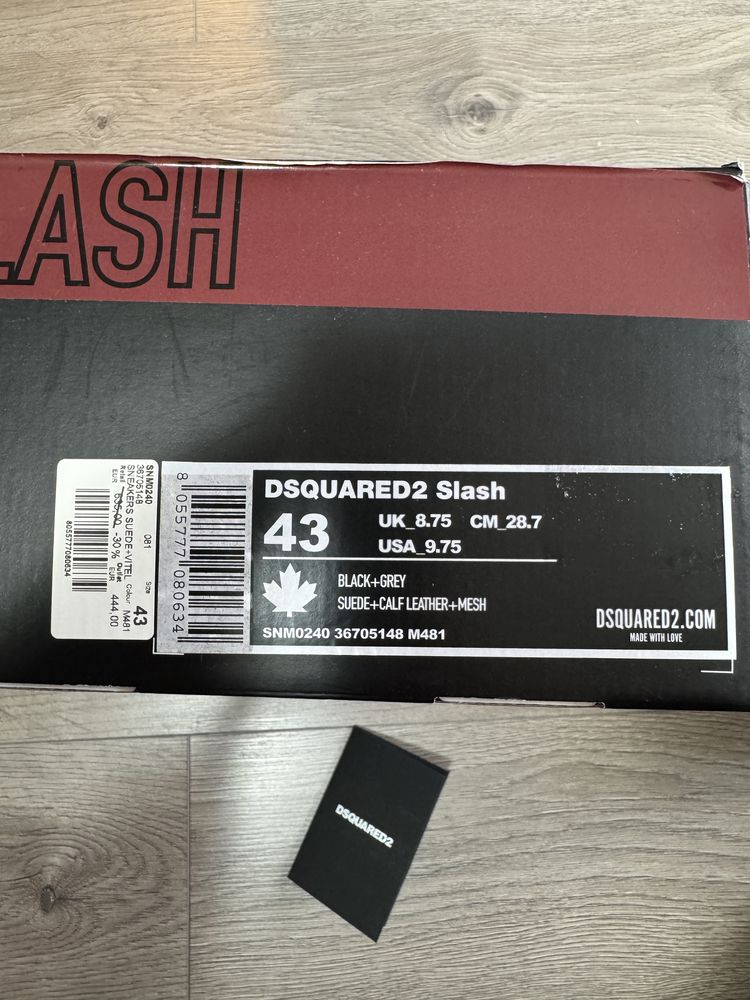Sneakers dsquared2 slash