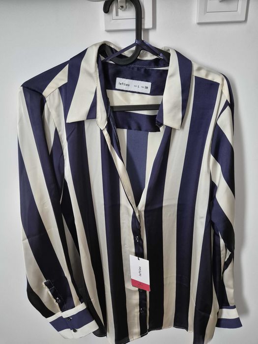 Camasa Lefties office dungi verticale cu maneca lunga