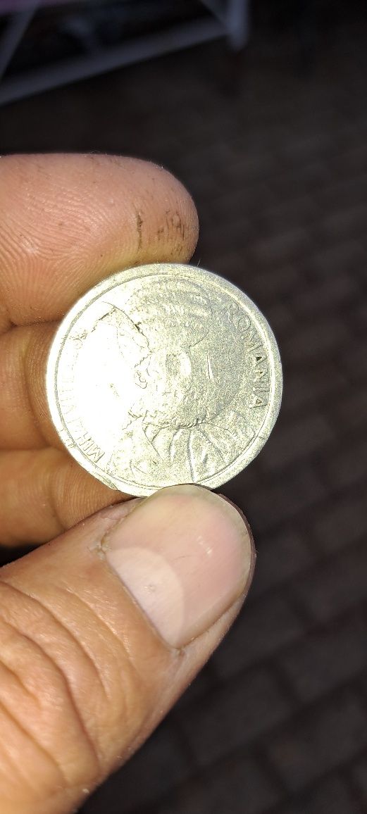 Moneda veche 100 lei cu Mihai Viteazul