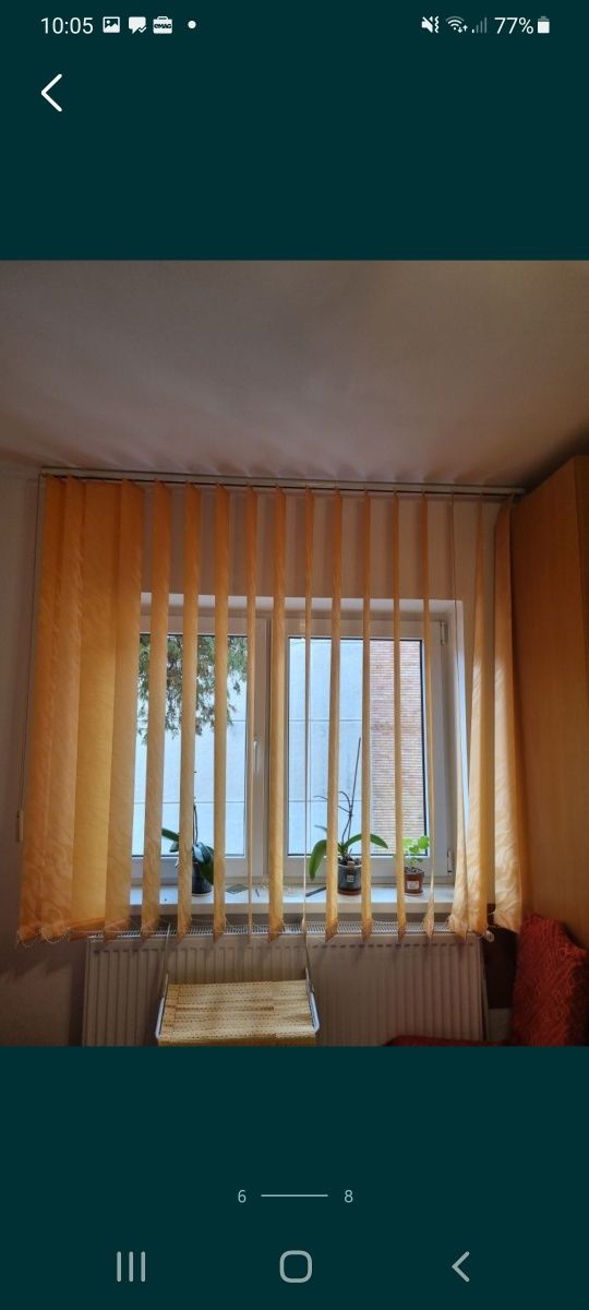 Vand jaluzele verticale culoare portocaliu