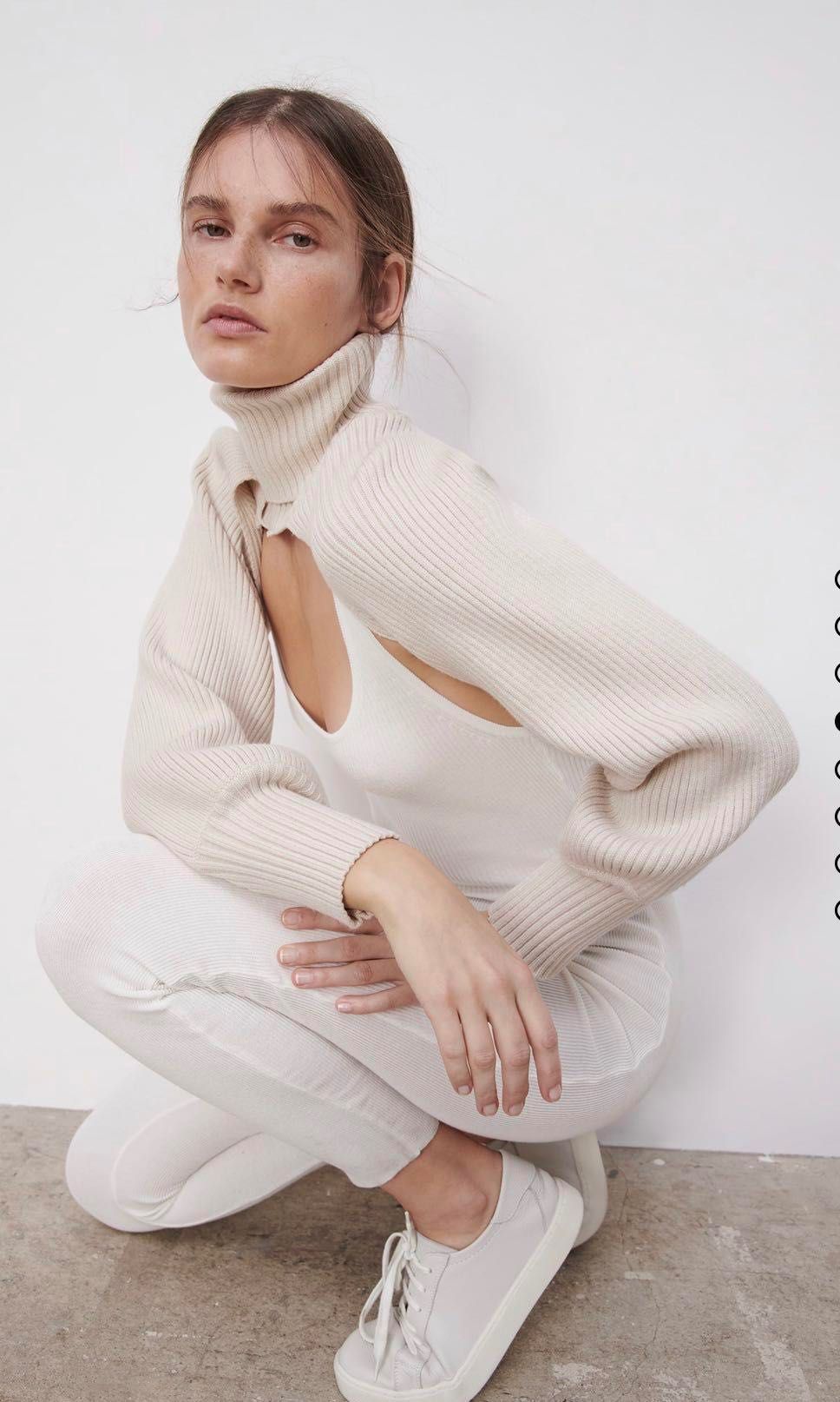 Zara плетени ръкави
