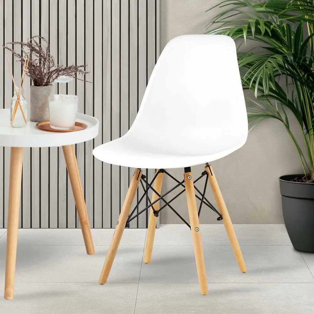 Стулья на кухню 2 шт обеденные Ridberg EAMES белые