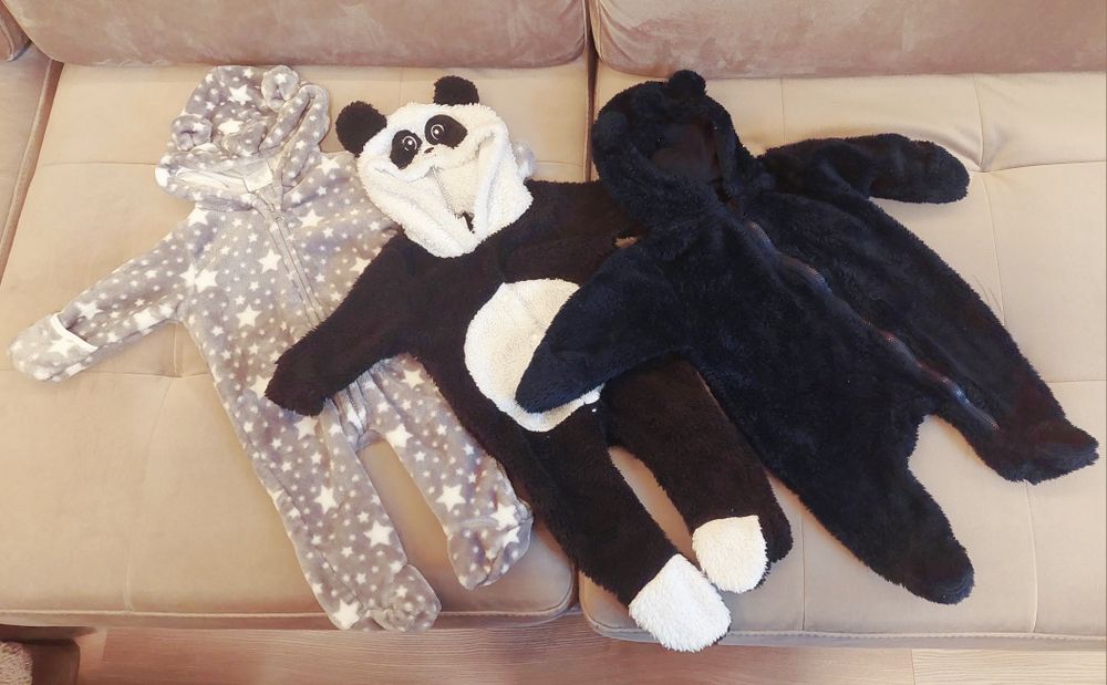 Зимни бебешки гащеризони